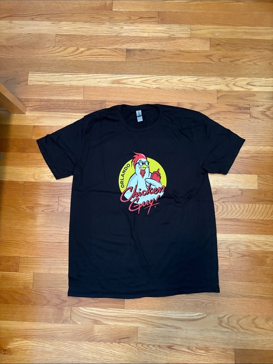 Other - Orlando Chicken Guy Black Graphic Tee